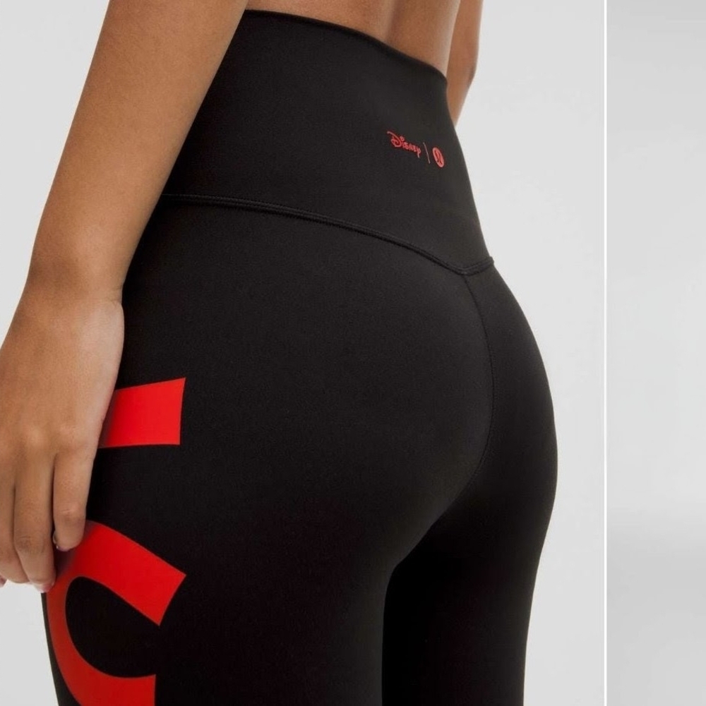 NWT Disney x Lululemon *Align High-Rise Pant 25" Size 2 Black  W5GK8S - Picture 3 of 8